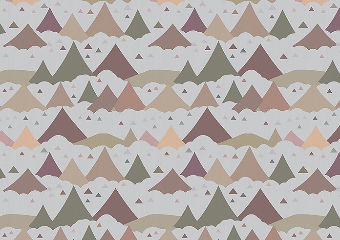 Cloudy Peaks, Rosey Hues - Made to Measure Curtains - Image 8
